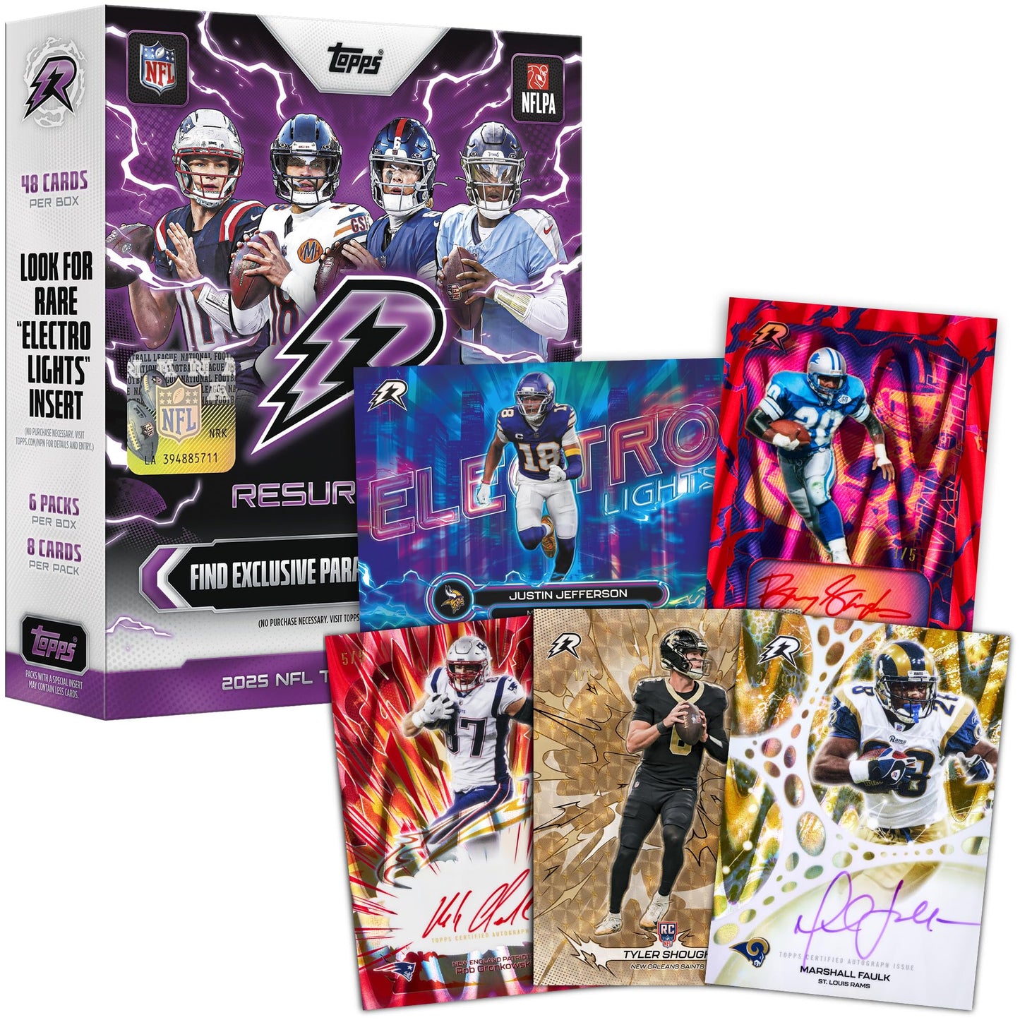 2025 Topps Resurgence Football - Factory Sealed - Mega Box