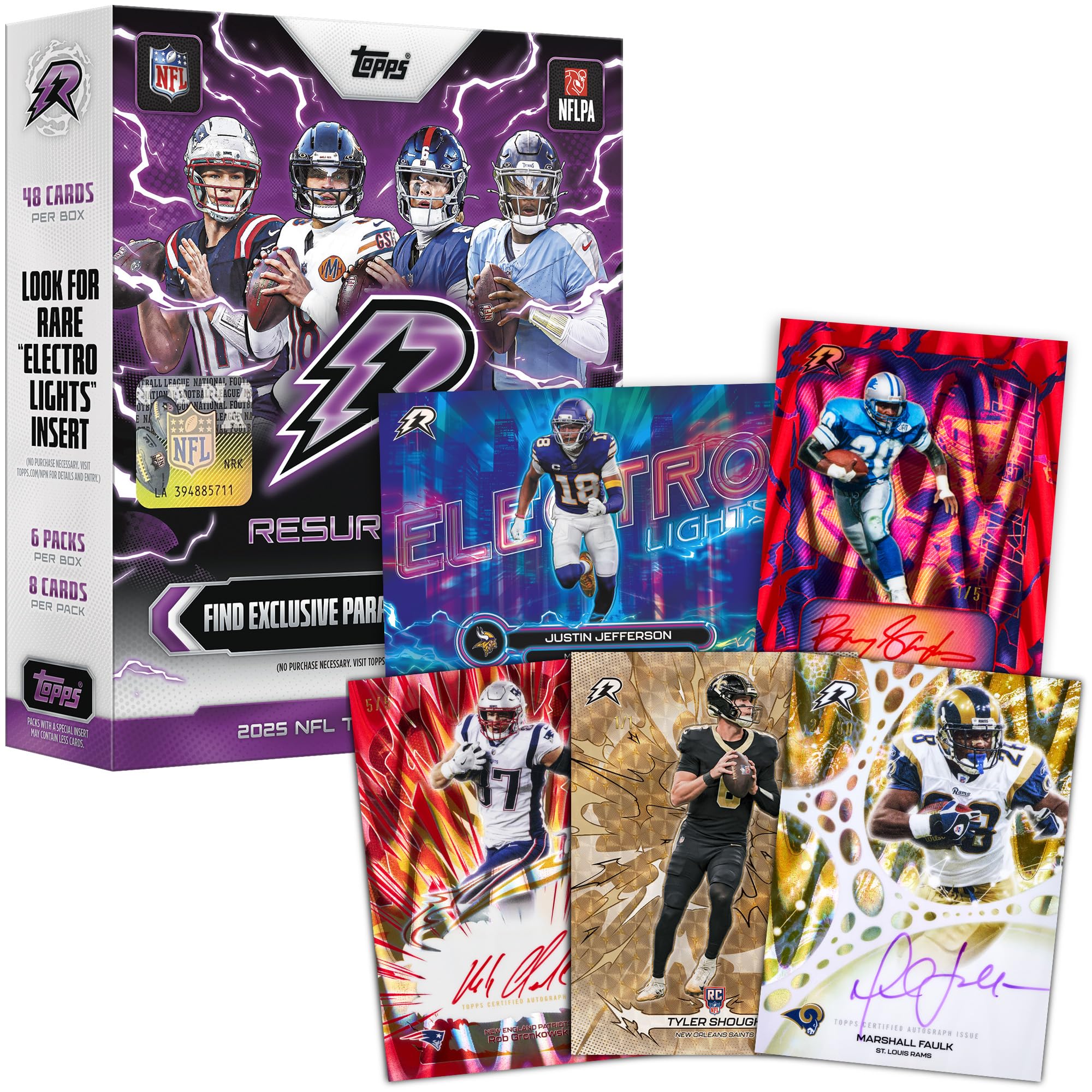 2025 Topps Resurgence Football - Factory Sealed - Mega Box