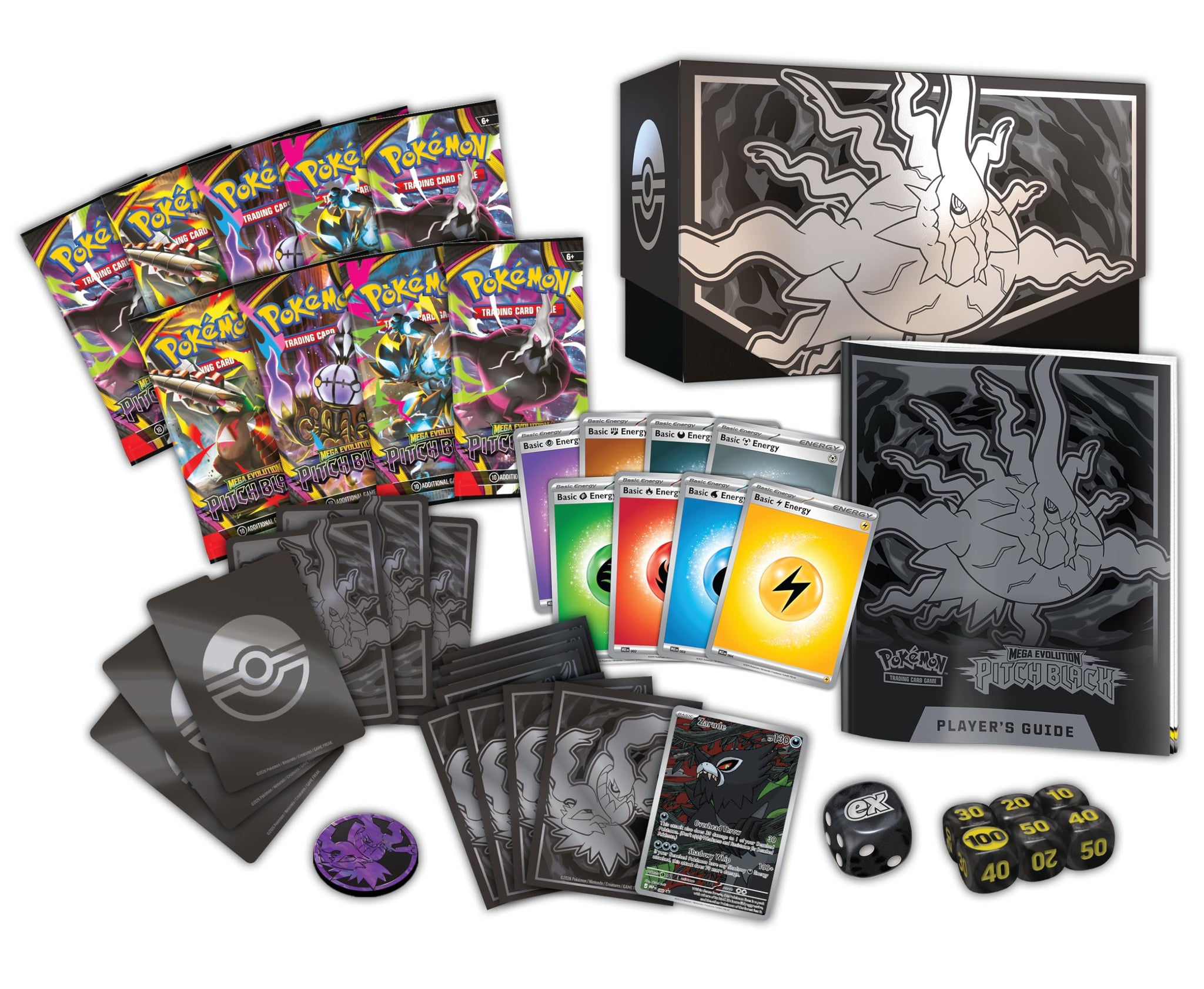 Pokémon TCG: Mega Evolution—Pitch Black Elite Trainer Box